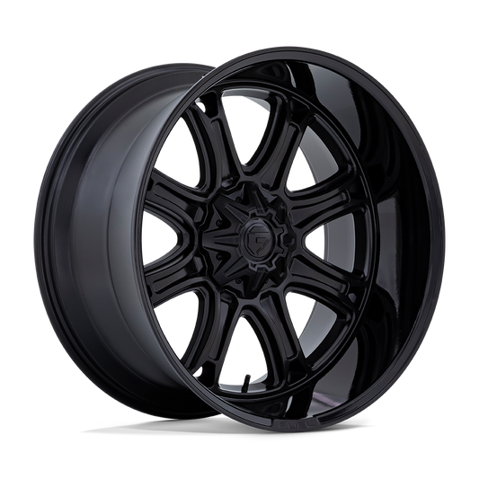 22x9 Fuel Offroad Darkstar (Matte Black / Gloss Black) 6x135/139.7