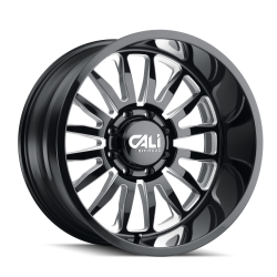 22x12 Cali Offroad Summit Gloss Black/Milled 8x180
